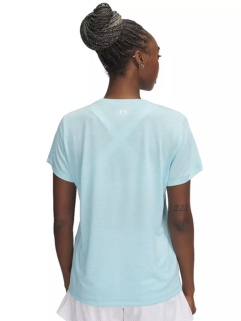UNDER ARMOUR | T-shirt da allenamento da donna UA Tech™ Twist | Blu chiaro