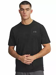 UNDER ARMOUR | Maglietta da allenamento da uomo UA TechTM Vent Jacquard | Nero