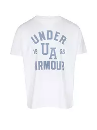 UNDER ARMOUR | T-shirt da donna UA Heavyweight Oversized Collegiate | Bianco