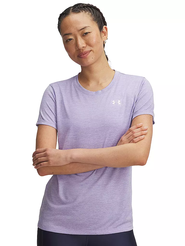 UNDER ARMOUR | T-shirt da fitness da donna UA Tech™ Twist | Lilla