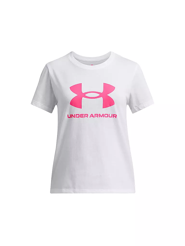 UNDER ARMOUR | T-shirt da ragazza UA Big Logo | Bianco