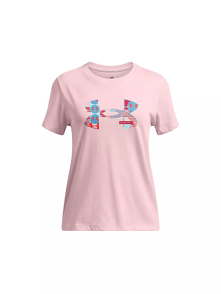 UNDER ARMOUR | T-shirt da ragazza UA Fill Big Logo | Rosa