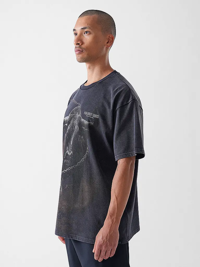 UNDER ARMOUR | T-shirt da uomo The Rock Washed | Nero