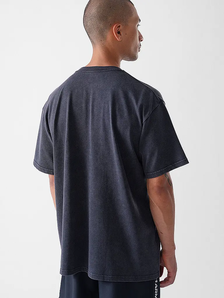 UNDER ARMOUR | T-shirt da uomo The Rock Washed | Nero
