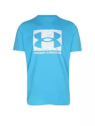 UNDER ARMOUR | T-shirt da uomo UA ABC Camo Boxed Logo | Blu chiaro