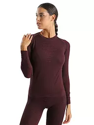 UYN | Maglia intima da donna Fusyon Biotech Merino | Rosso scuro