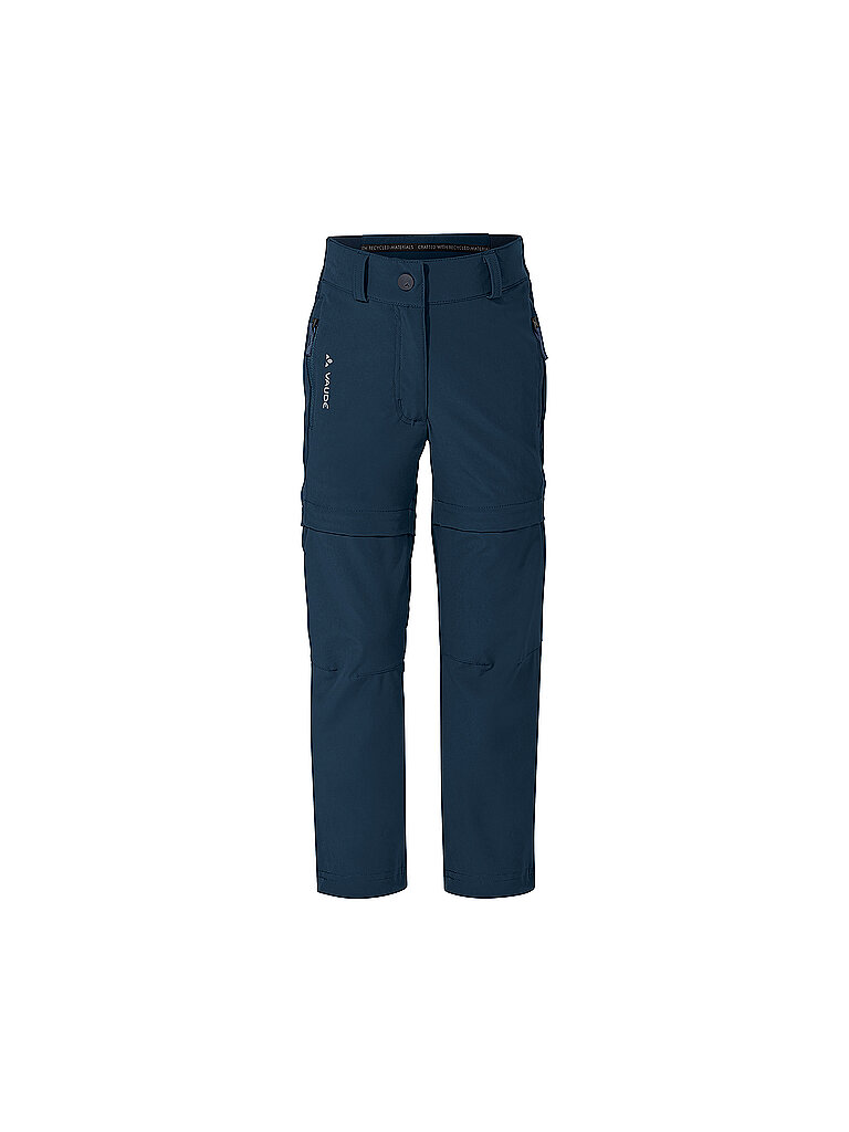 Pantaloni da trekking per bambini Slim Fit Zip-Off blu 146-152