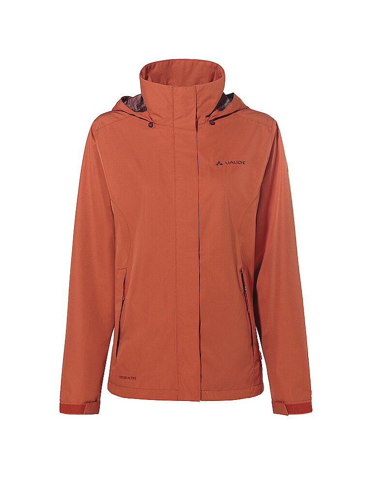 Giacca antipioggia da donna Escape Light arancione 38