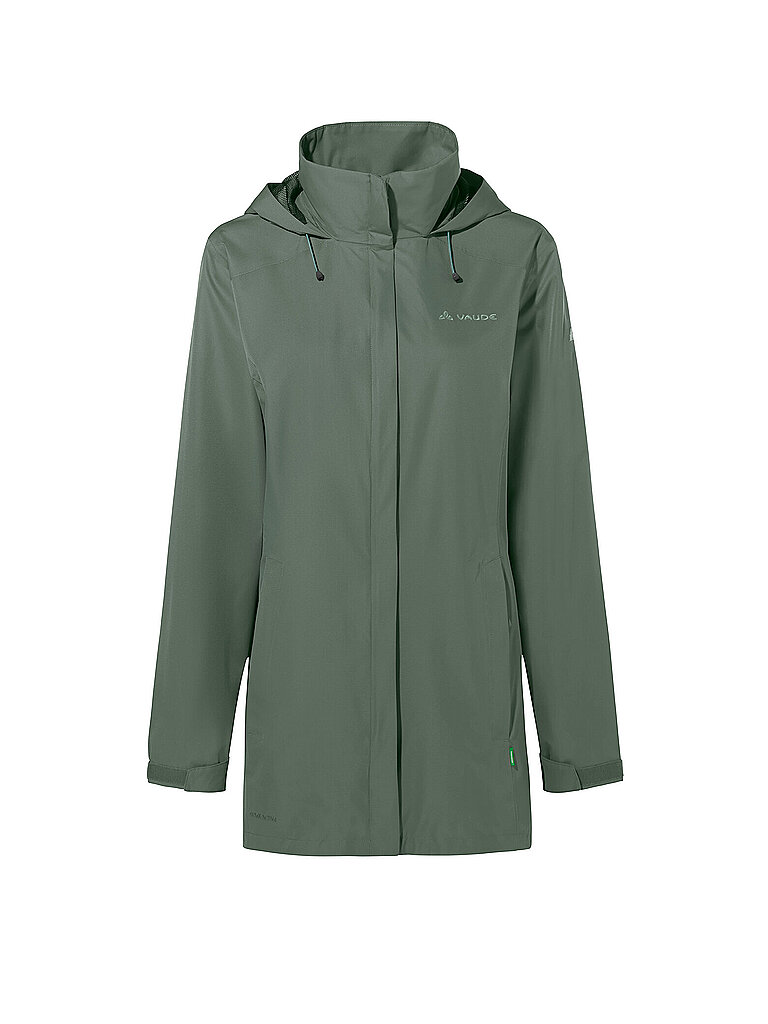 Parka invernale da donna Escape 2L con cappuccio verde scuro 36
