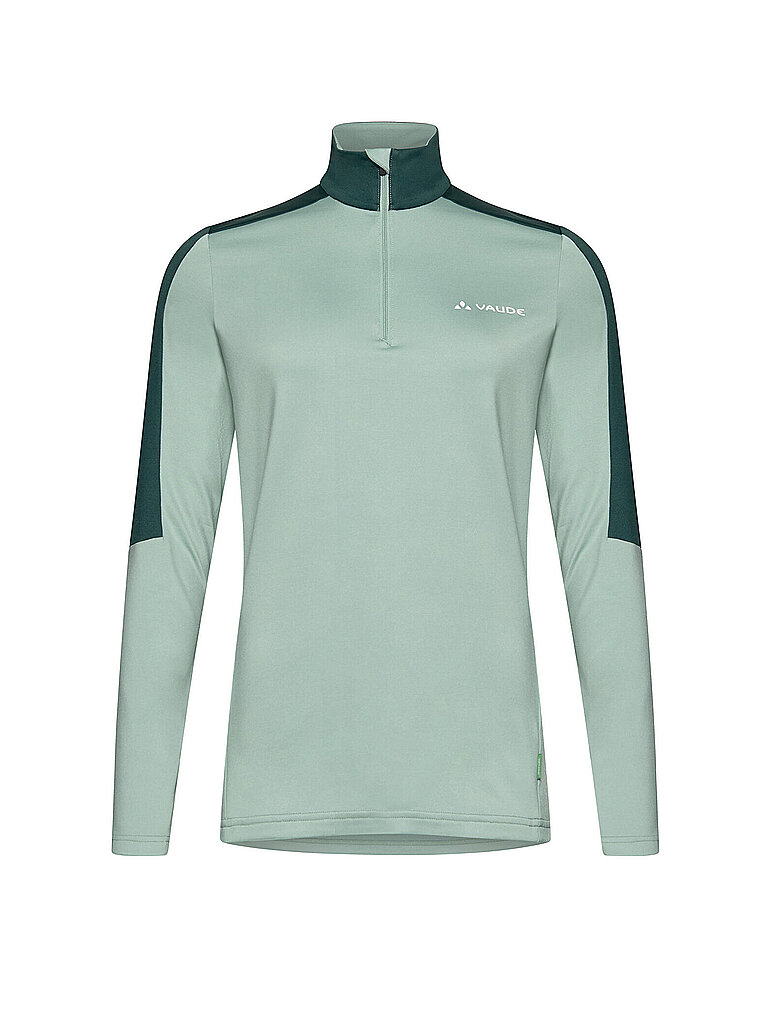 Maglia da donna da turismo Livigno con zip verde chiaro 44