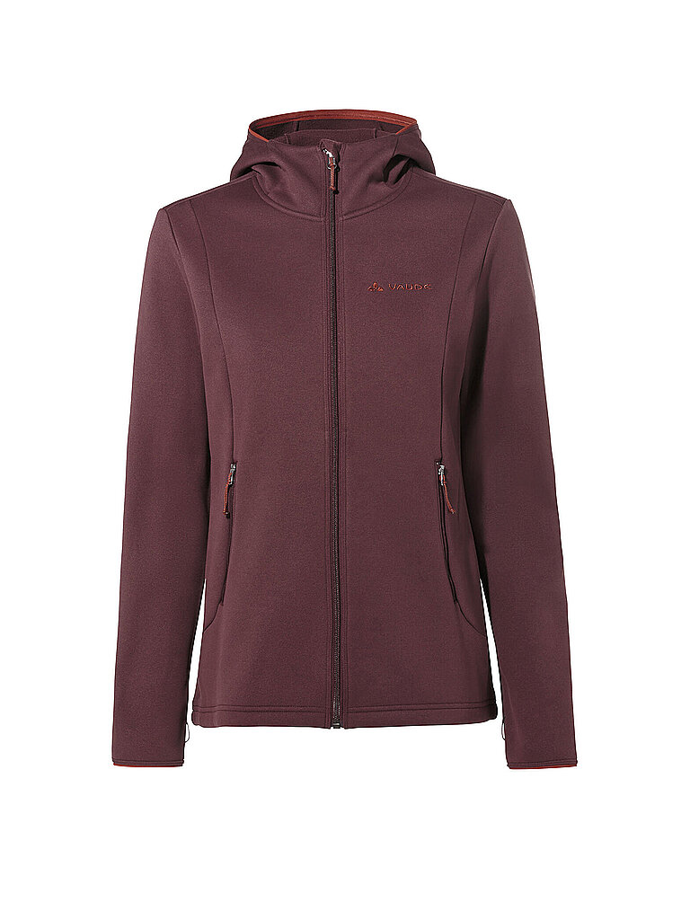 Giacca in pile da donna Idris Hoodie bacca 40
