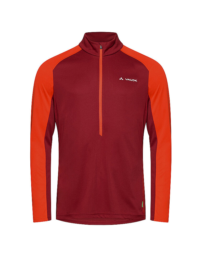 Zipshirt funzionale da uomo Larice Light Shirt II rosso scuro XL