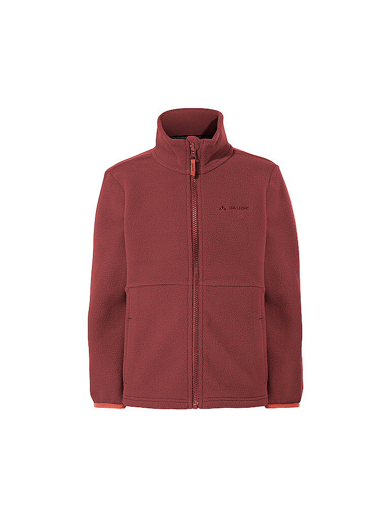 Giacca in pile per bambini Pulex II rosso scuro 146-152