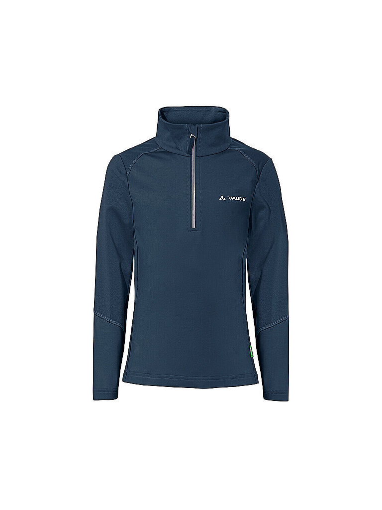 Maglietta da trekking per bambini Livigno Halfzip blu 158-164