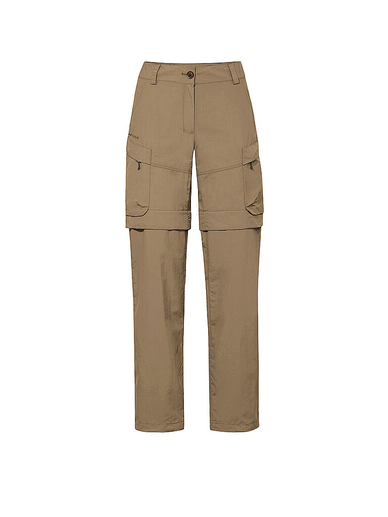 Pantaloni da trekking da donna Neyland Cargo Zip-Off marrone chiaro 38