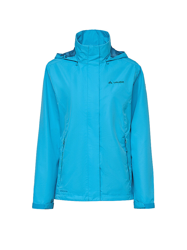 Giacca antipioggia da donna Escape Light azzurro 40
