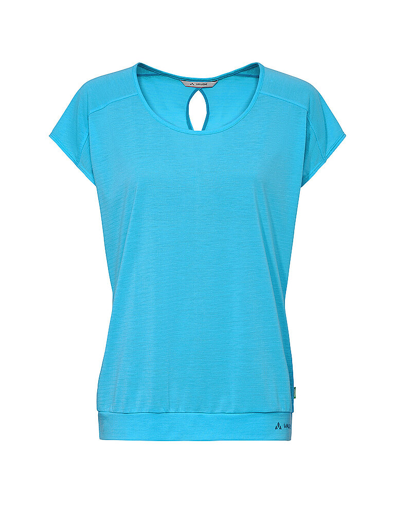 Maglietta funzionale da donna Skomer a righe azzurro 40