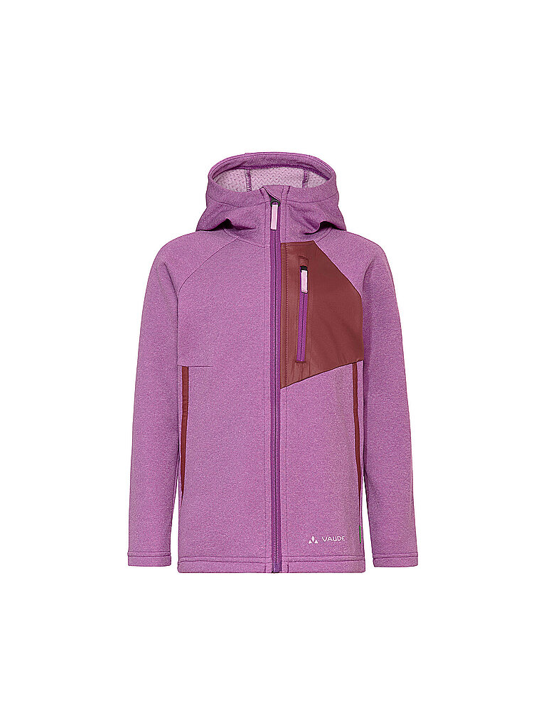 Giacca in pile per bambini Rokua Hoodie rosa 146-152