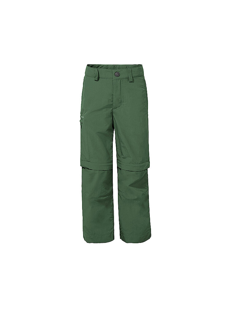 Pantaloni da trekking per bambini Detective Antimos ZipOff verde scuro 146-152