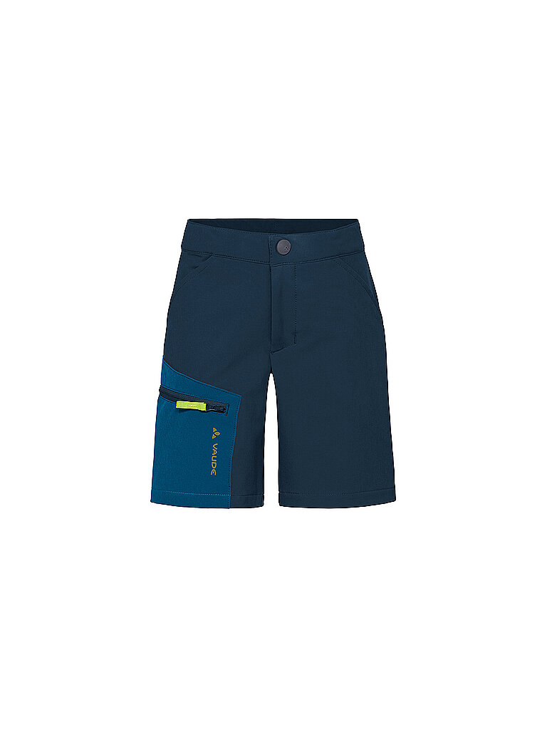 Pantaloncini da bambino Rokua con tasca sulla gamba blu 122-128