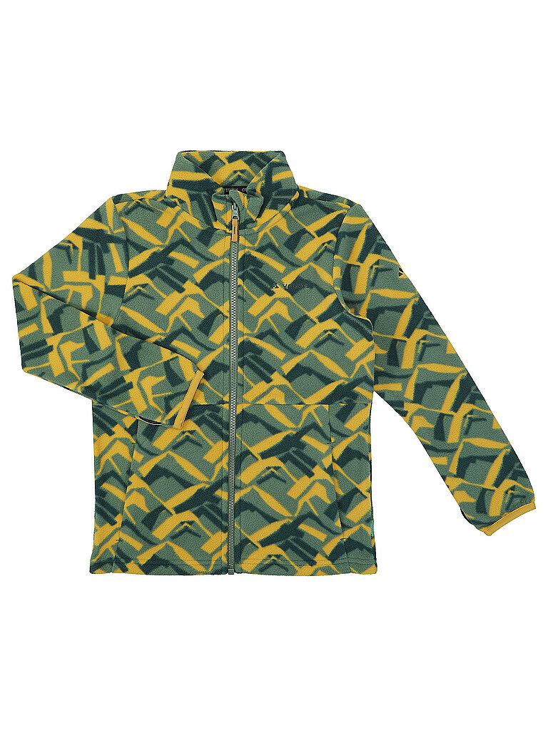 Giacca in pile per bambini Pulex II verde scuro 134-140