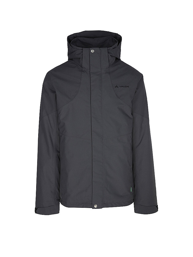Giacca da trekking da uomo Caserina II 3in1 con cappuccio nero XL