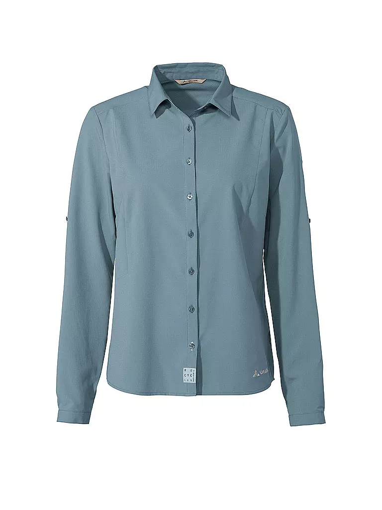 VAUDE | Camicia da donna Rosemoor IV tinta unita | Blu chiaro