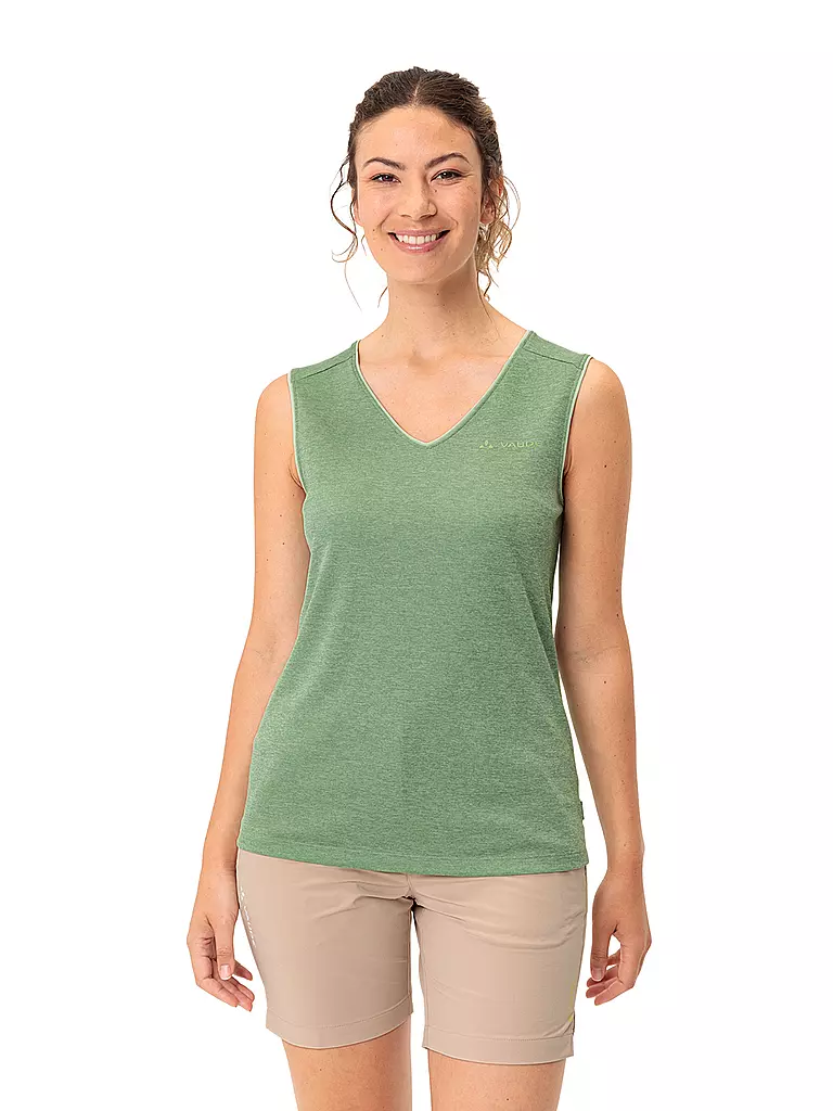 VAUDE | Canotta funzionale da donna Essential | Verde chiaro