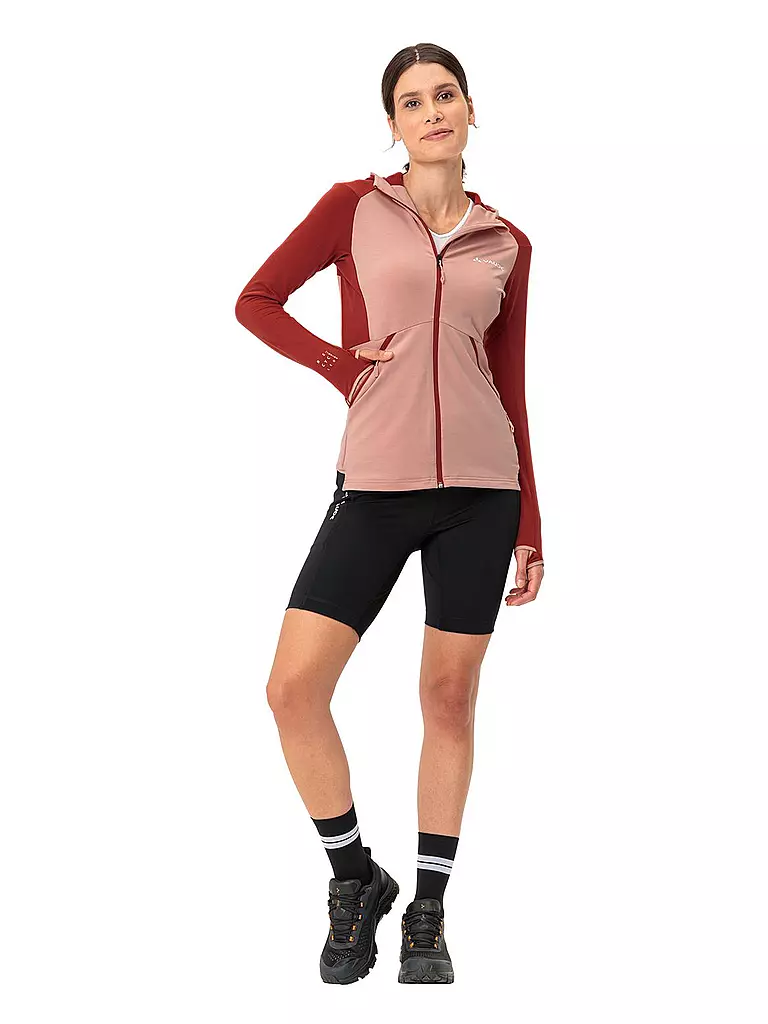 VAUDE | Damen Fleecejacke Scopi Hoodie | Rosa