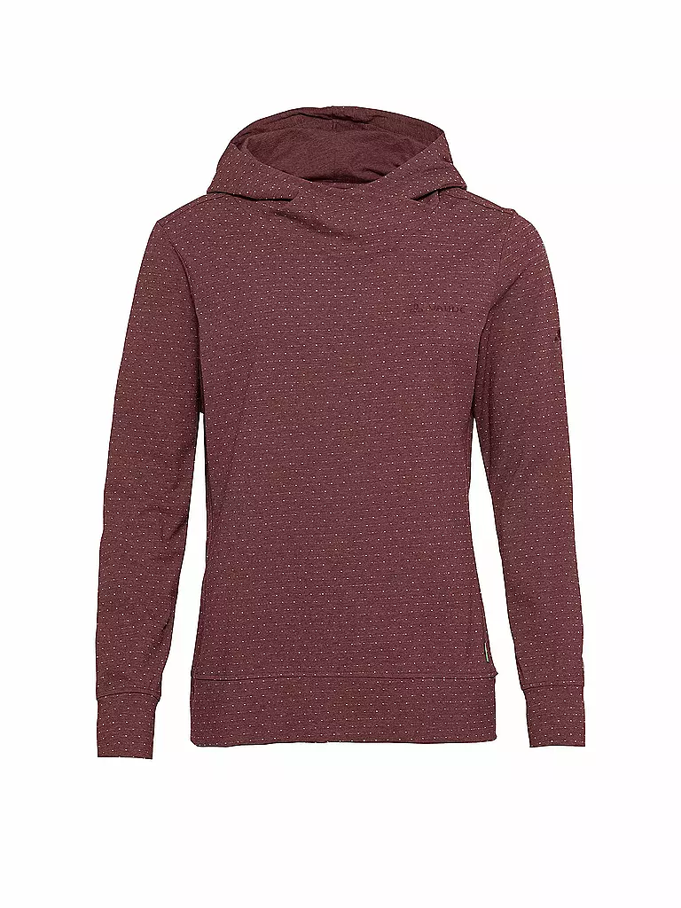 VAUDE | Damen Hoodie Tuenno | Rosso scuro