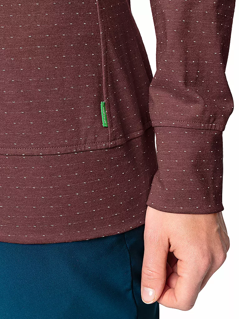 VAUDE | Damen Hoodie Tuenno | Rosso scuro