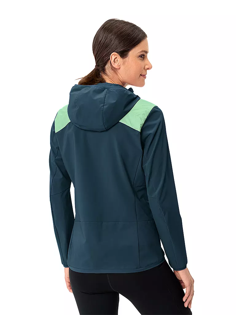 VAUDE | Damen Hybridjacke Brenva Hoodie | Blu scuro