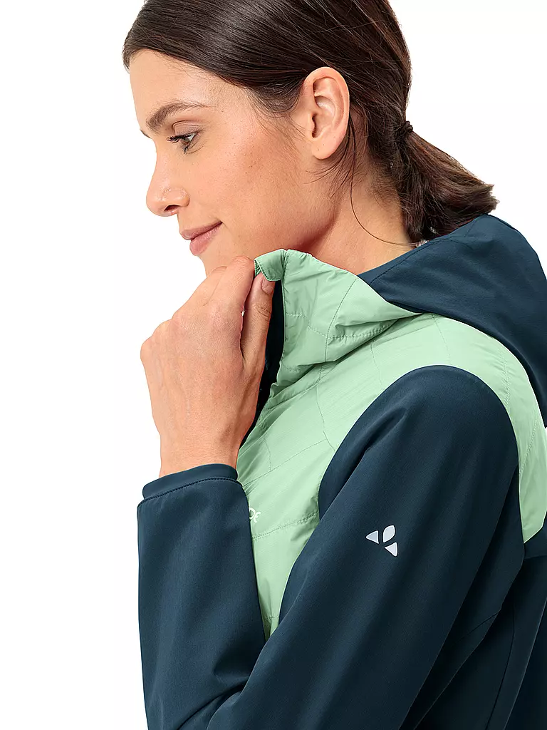VAUDE | Damen Hybridjacke Brenva Hoodie | Blu scuro
