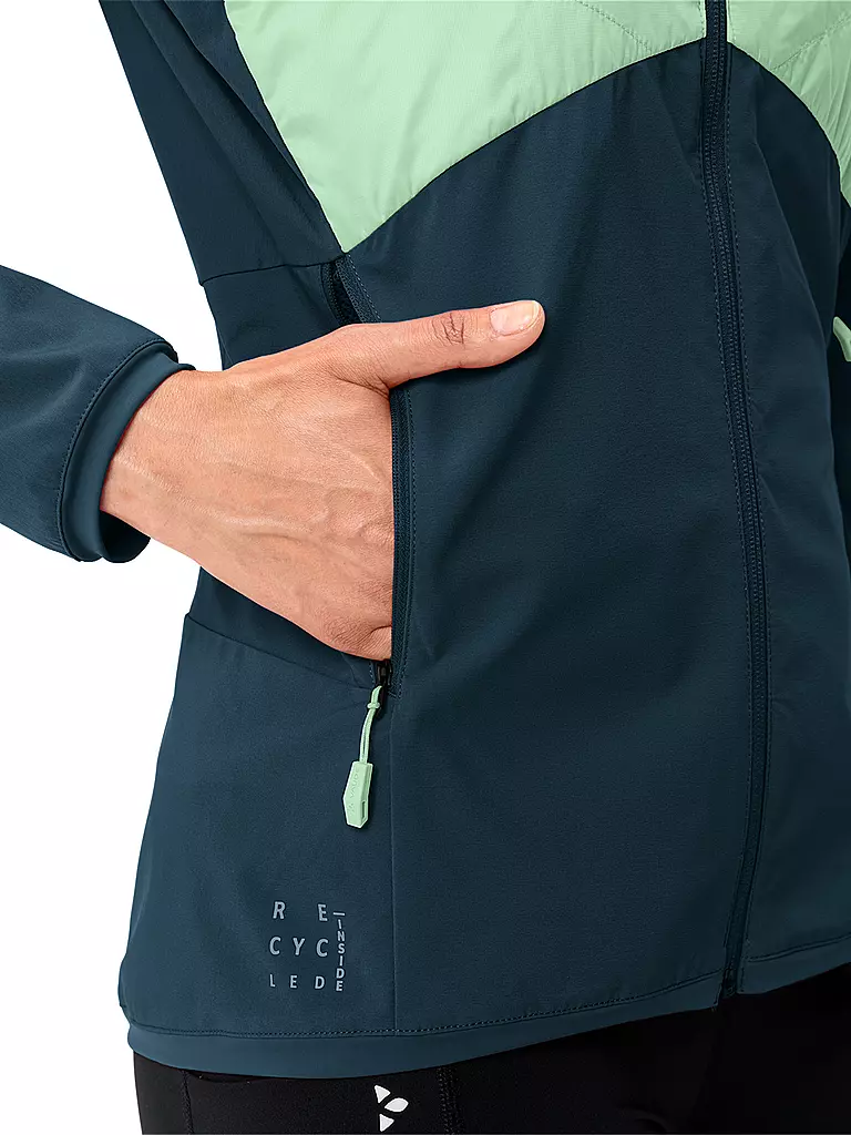 VAUDE | Damen Hybridjacke Brenva Hoodie | Blu scuro