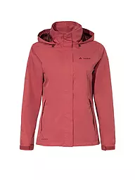 VAUDE | Damen Regenjacke Escape Light 2L Hoodie | Rosso scuro