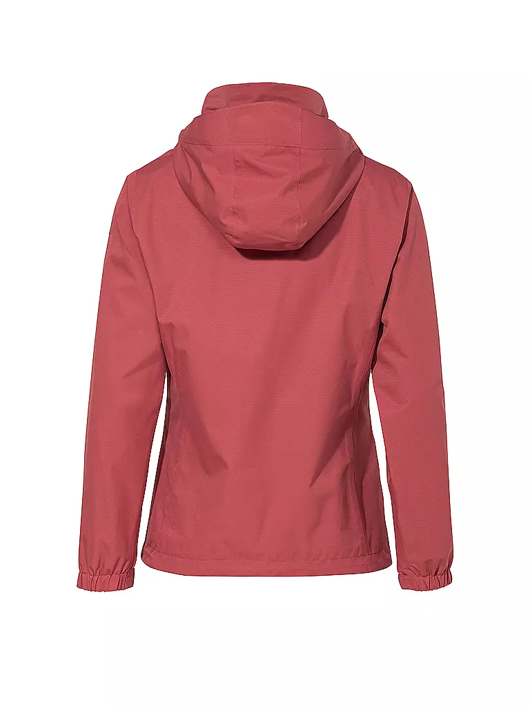 VAUDE | Giacca antipioggia da donna Escape Light 2L con cappuccio | Rosso scuro