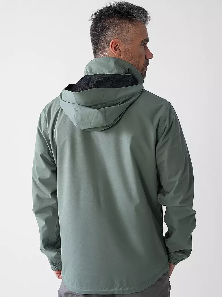 VAUDE | Giacca antipioggia da uomo Escape Light | Verde scuro