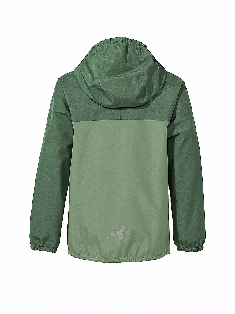 VAUDE | Giacca antipioggia per bambini Turaco III | Verde scuro