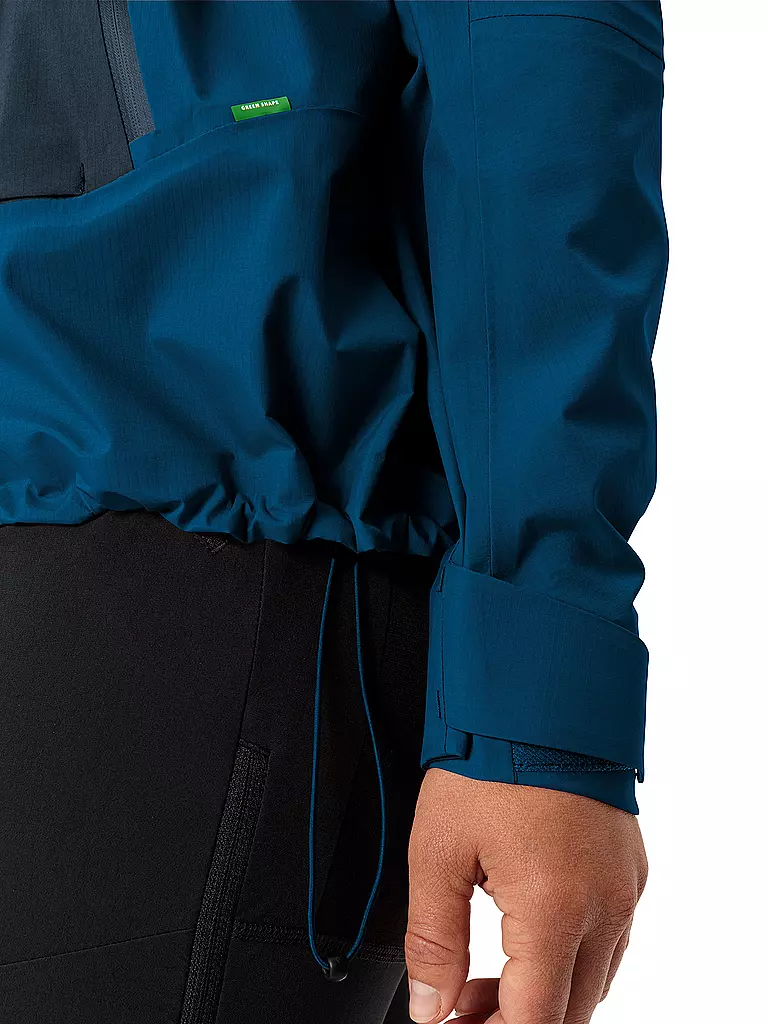 VAUDE | Giacca da trekking da donna Croz Alpine 3L con cappuccio | Blu scuro