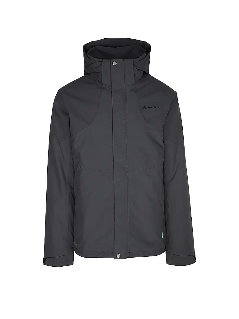 VAUDE | Giacca da trekking da uomo Caserina II 3in1 con cappuccio | Nero