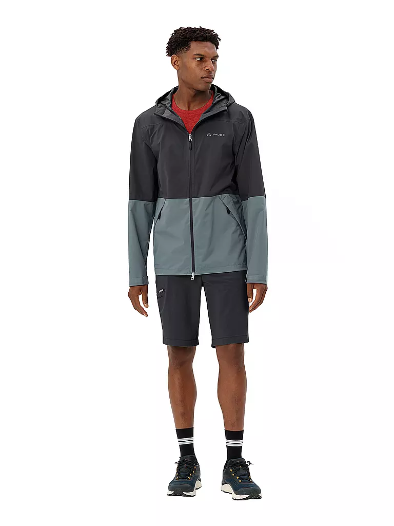 VAUDE | Giacca da trekking da uomo Neyland 2.5L con cappuccio | Nero