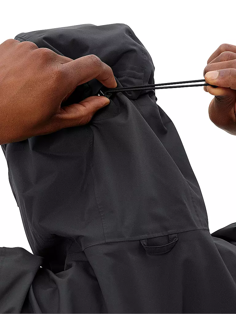 VAUDE | Giacca da trekking da uomo Neyland 2.5L con cappuccio | Nero