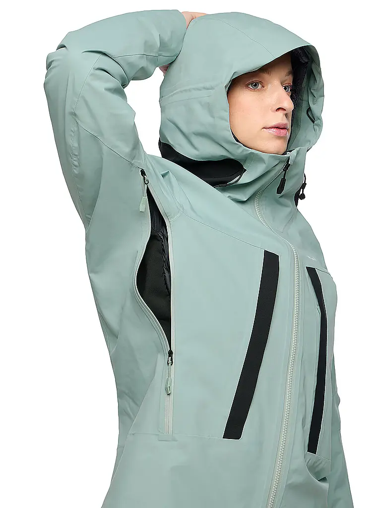 VAUDE | Giacca da turismo da donna Monviso 2,5L con cappuccio |