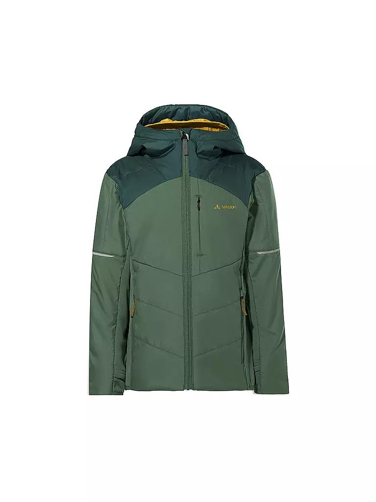 VAUDE | Giacca ibrida da bambino Capacida II con cappuccio | Verde scuro