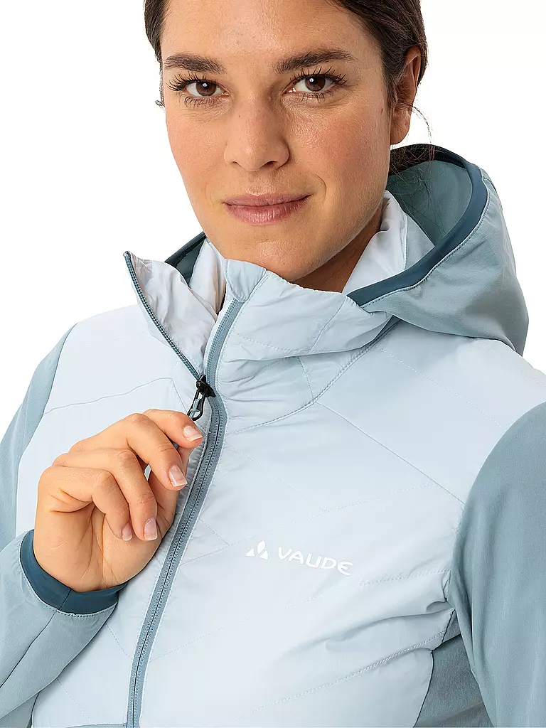 VAUDE | Giacca ibrida da donna Brenva con cappuccio | Blu chiaro