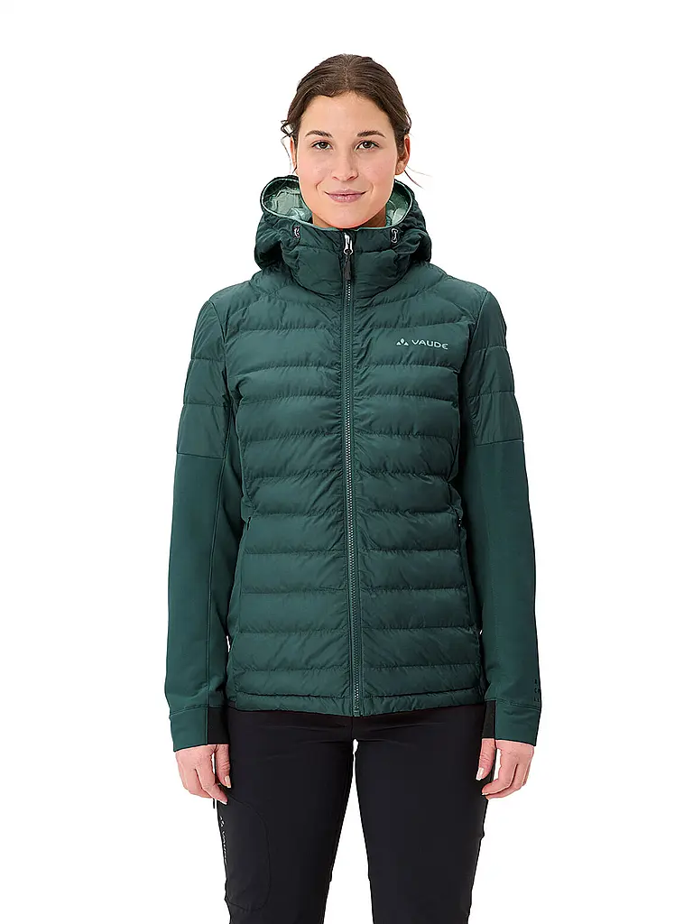 VAUDE | Giacca ibrida da donna Elope Thermo Hoodie | Verde scuro
