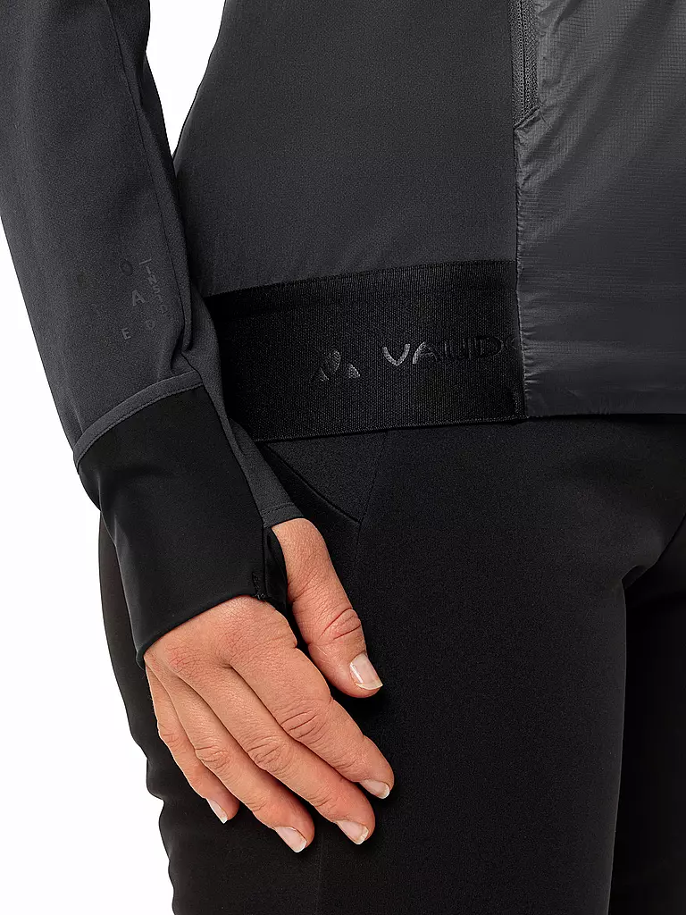 VAUDE | Giacca ibrida da donna Larice con cappuccio | Nero