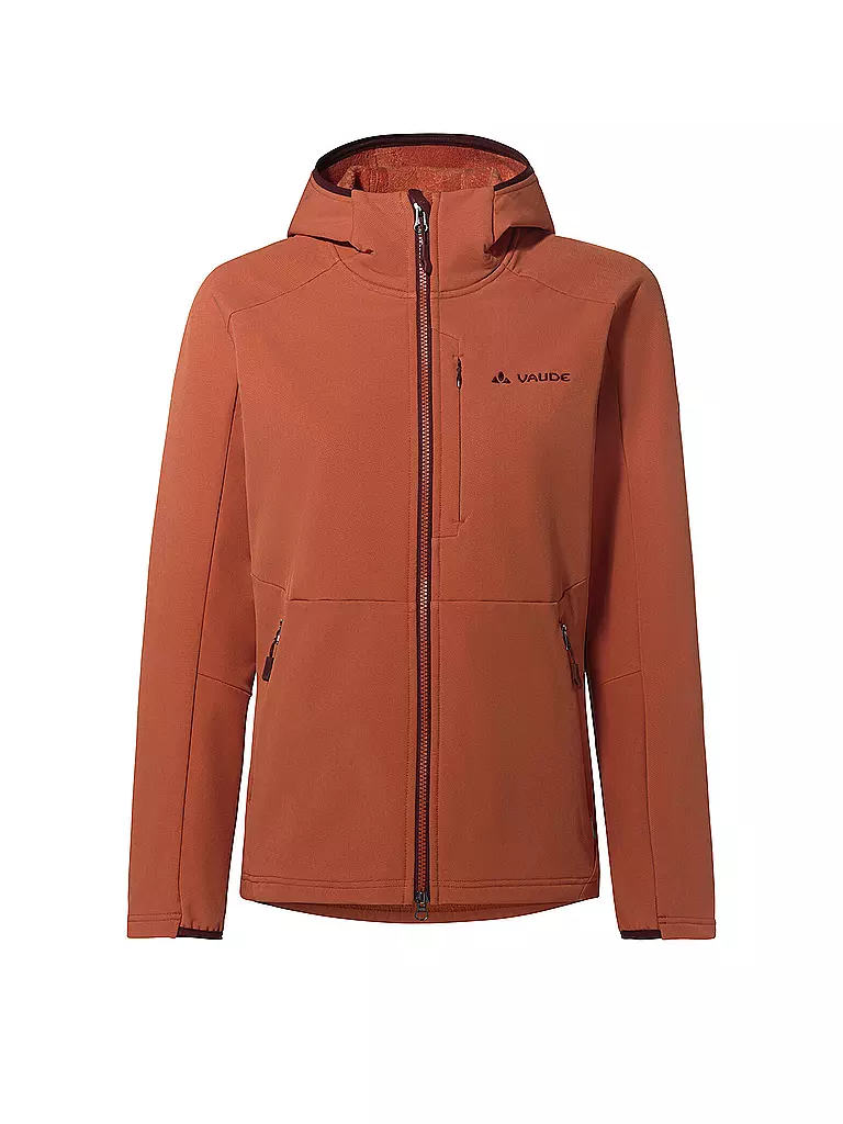 VAUDE | Giacca in pile da donna Elope Stormfleecec con cappuccio | Arancione
