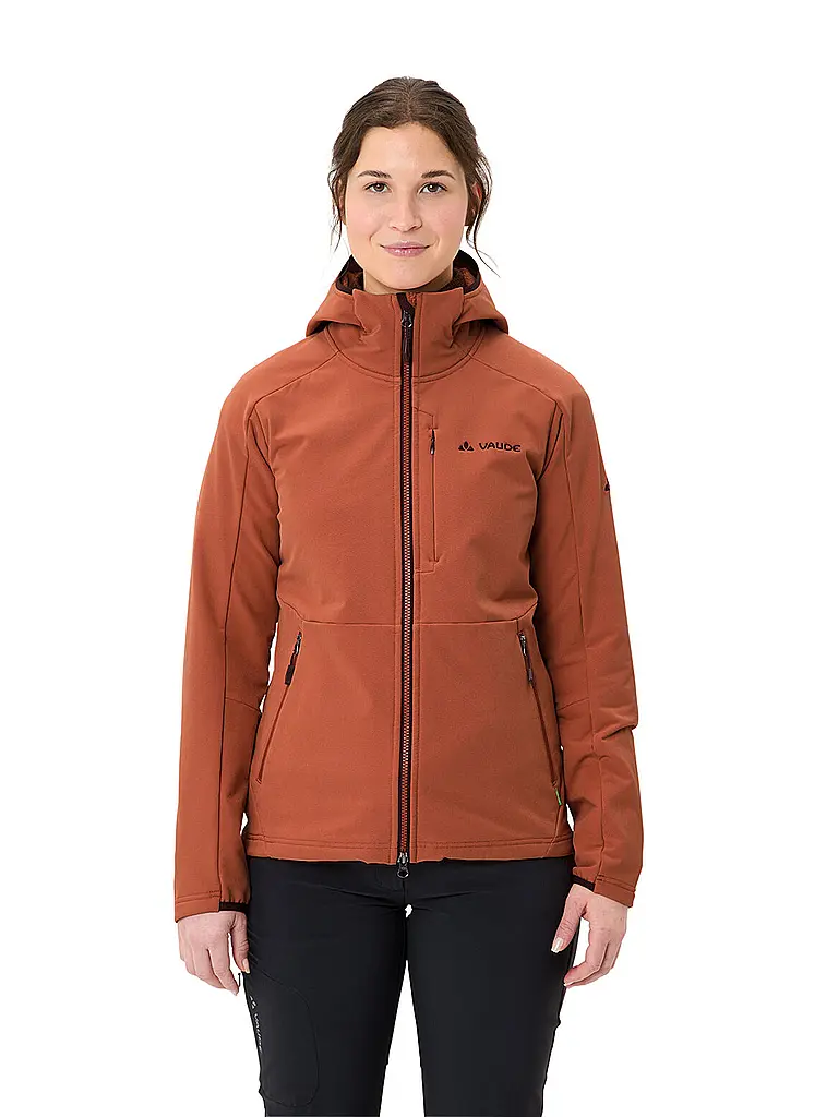 VAUDE | Giacca in pile da donna Elope Stormfleecec con cappuccio | Arancione