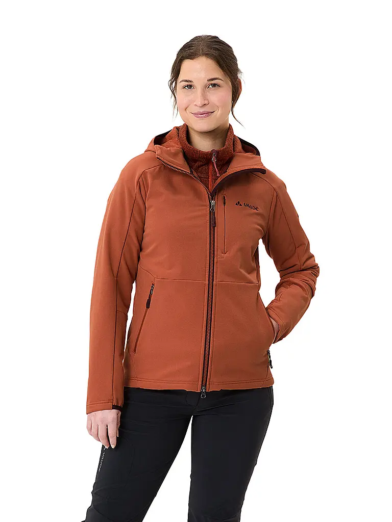 VAUDE | Giacca in pile da donna Elope Stormfleecec con cappuccio |